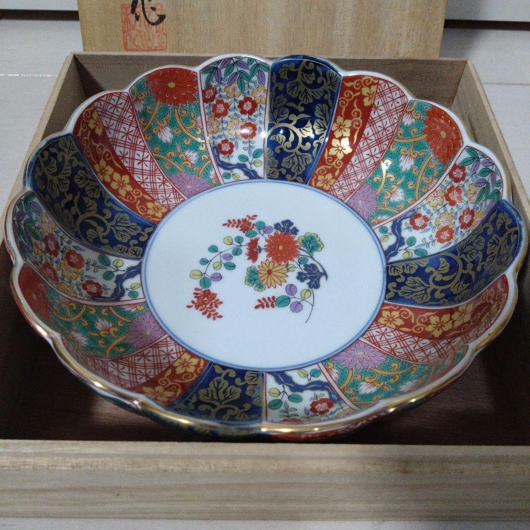 有田焼 玉峰窯 中尾哲彰 銀河釉 ひまわり 大皿 盛皿 陶器 作家さんの器